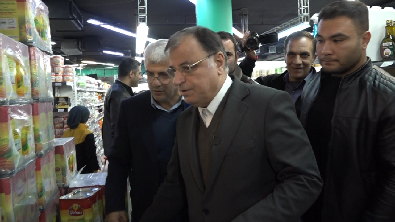 بازدید میدانی استاندار گلستان از وضعیت تامین کالا‌های اساسی در گرگان
