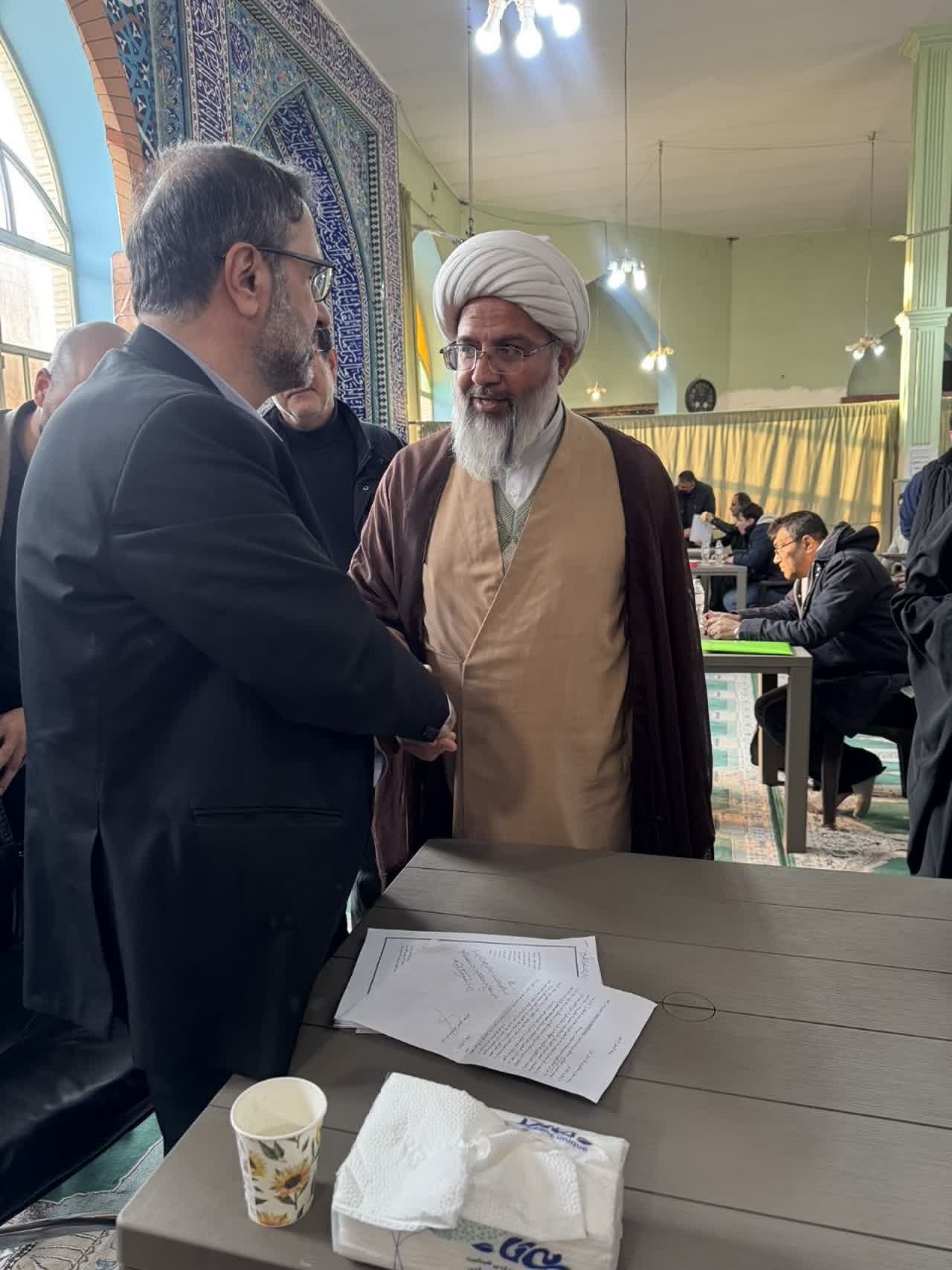 برپایی میز خدمت رئیس&zwnj;کل دادگستری استان البرز در مسجد جامع ماهدشت