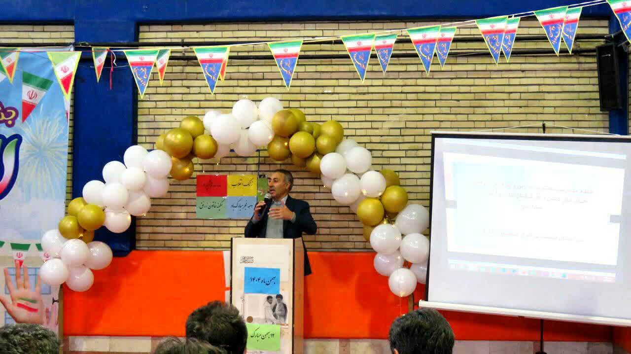 مراسم زنگ انقلاب در مدارس شهرستان هریس