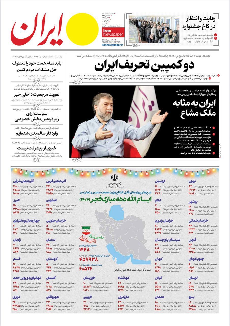 روزنامه ایران