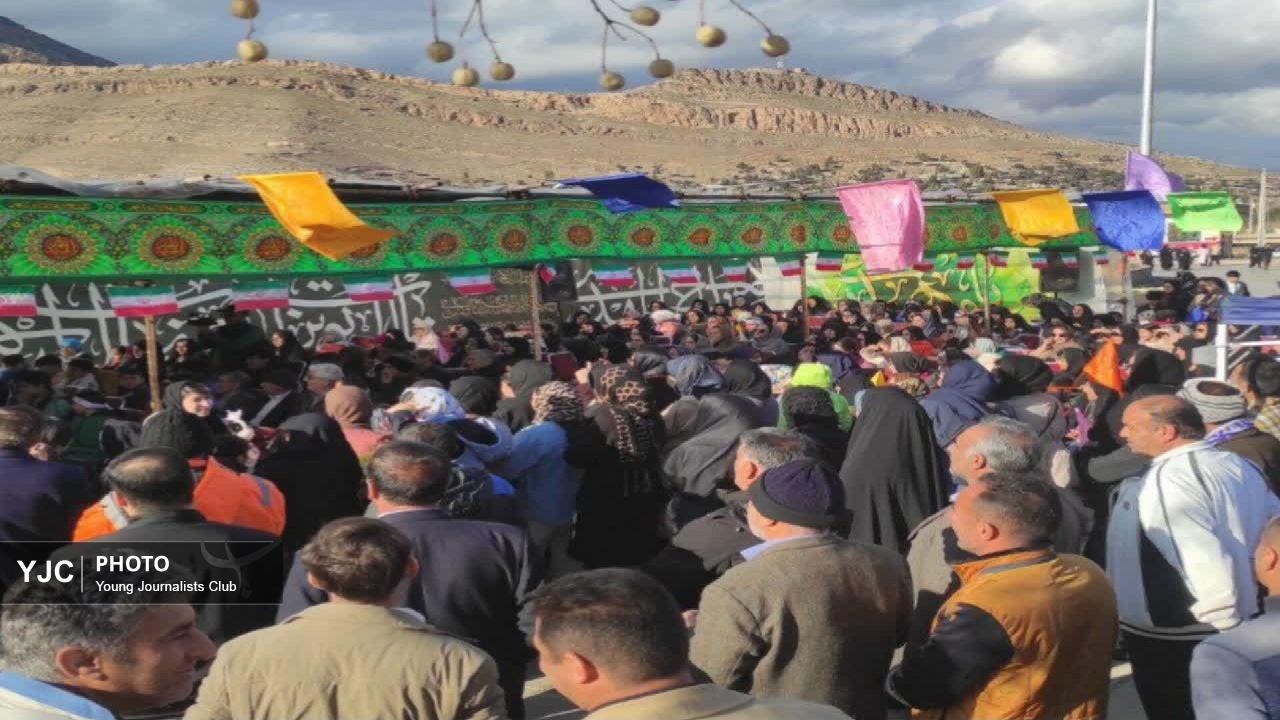 جشن بزرگ نیمه شعبان در خرم آباد برگزار شد + فیلم