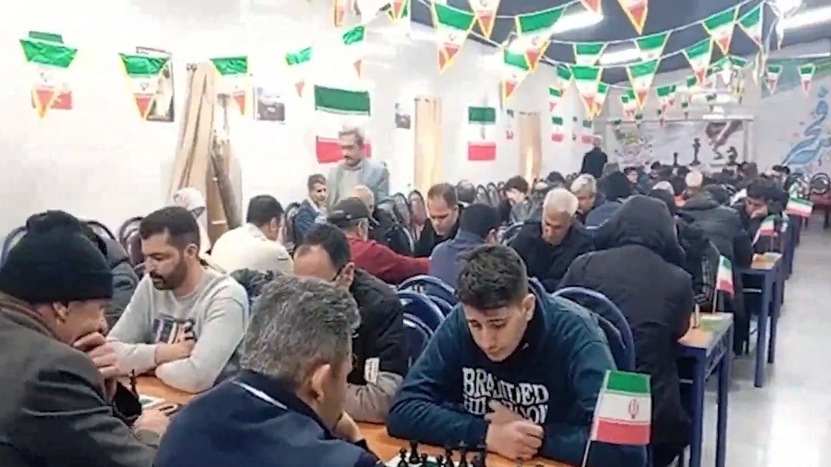باشگاه خبرنگاران -برگزاری مسابقات شطرنج جام پرچم در بناب مرند