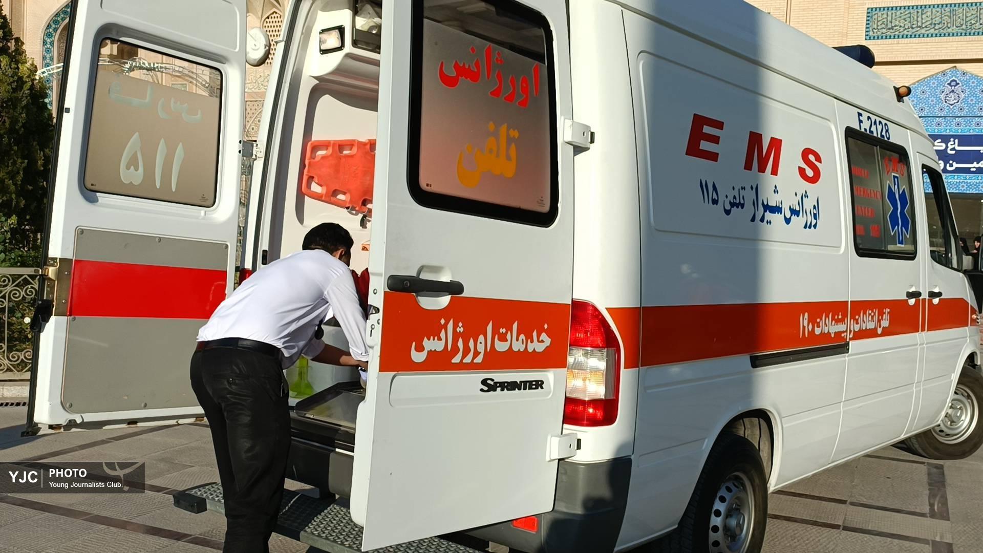 وقوع چهار حادثه ترافیکی در فارس با ۲۵ مصدوم و یک فوتی