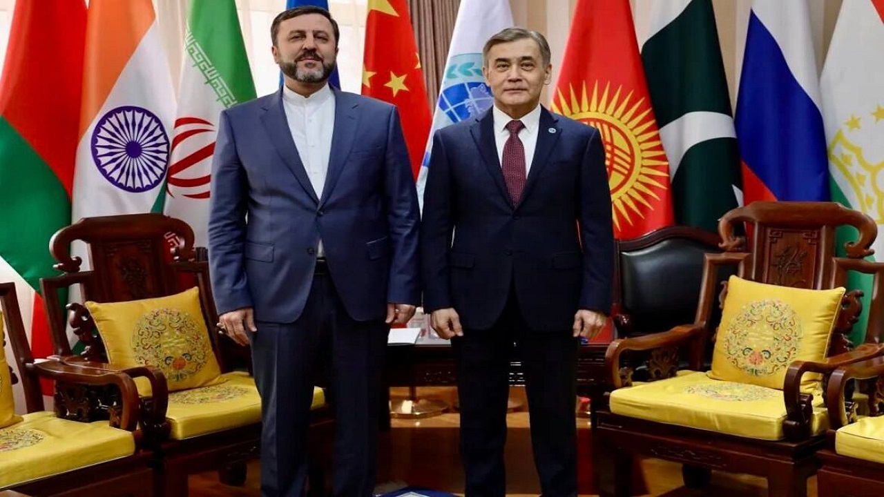 غریب‌آبادی با دبیرکل سازمان همکاری شانگهای دیدار کرد