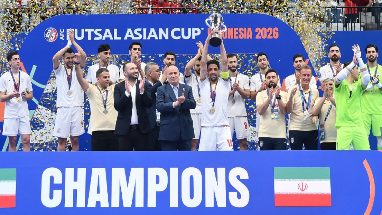 فوتسال ایران برای چهاردهمین بار قهرمان آسیا شد + فیلم