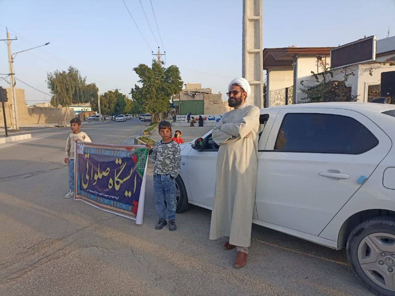 برپایی ایستگاه صلواتی به مناسبت نیمه شعبان و ایام الله فجر در خنج برپایی ایستگاه صلواتی به مناسبت نیمه شعبان و ایام الله فجر در خنج