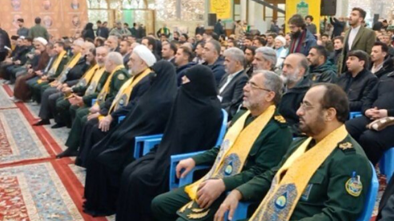 تجدید بیعت پاسداران با آرمان‌های شهید سلامی در حرم حضرت عبدالعظیم (ع)