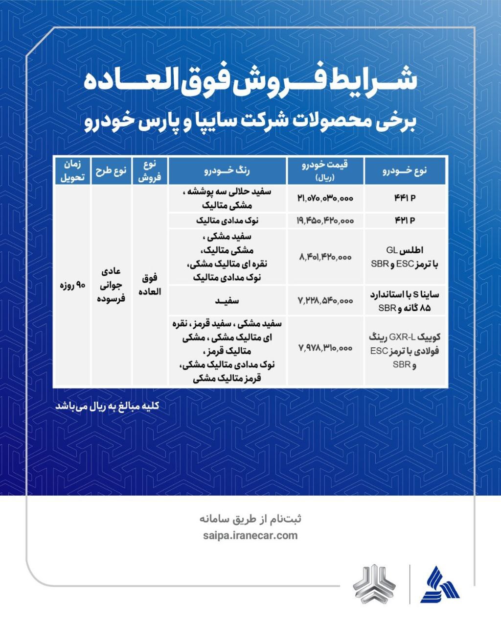 پیش فروش فوق العاده محصولات سایپا آغاز شد پیش فروش فوق العاده محصولات سایپا آغاز شد