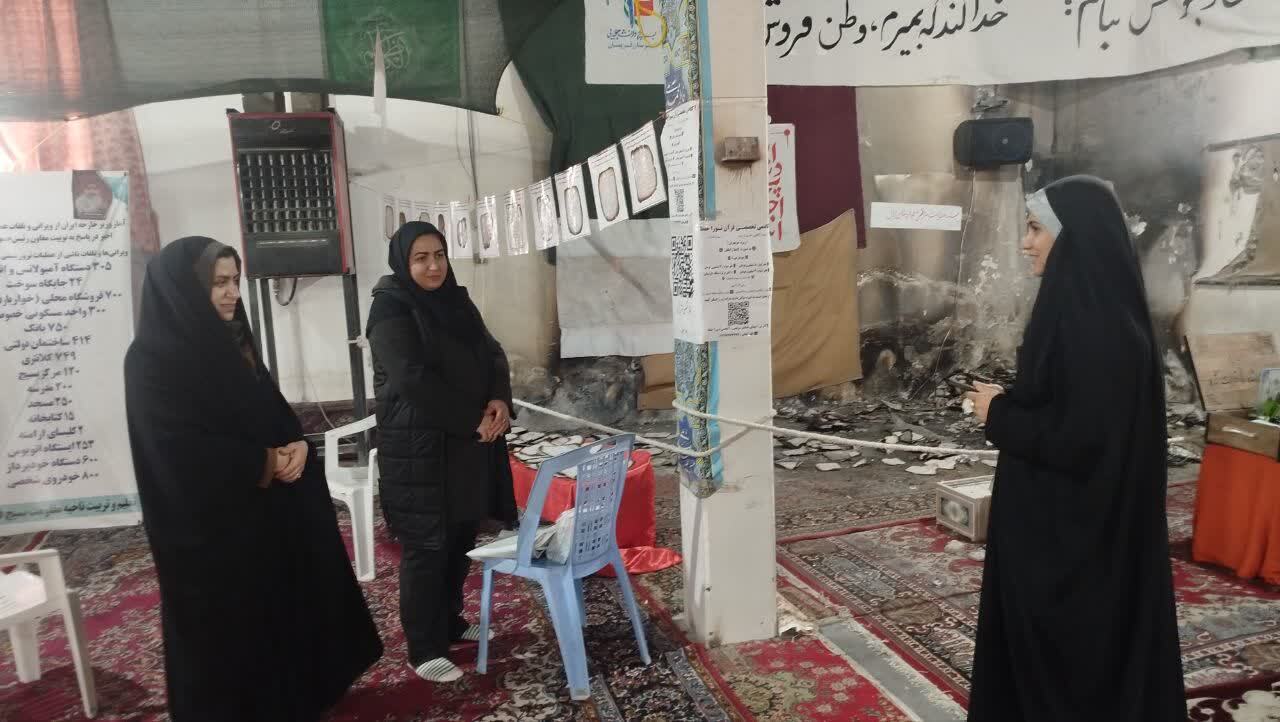 برپایی نمایشگاه روایت ایستادگی در فریمان