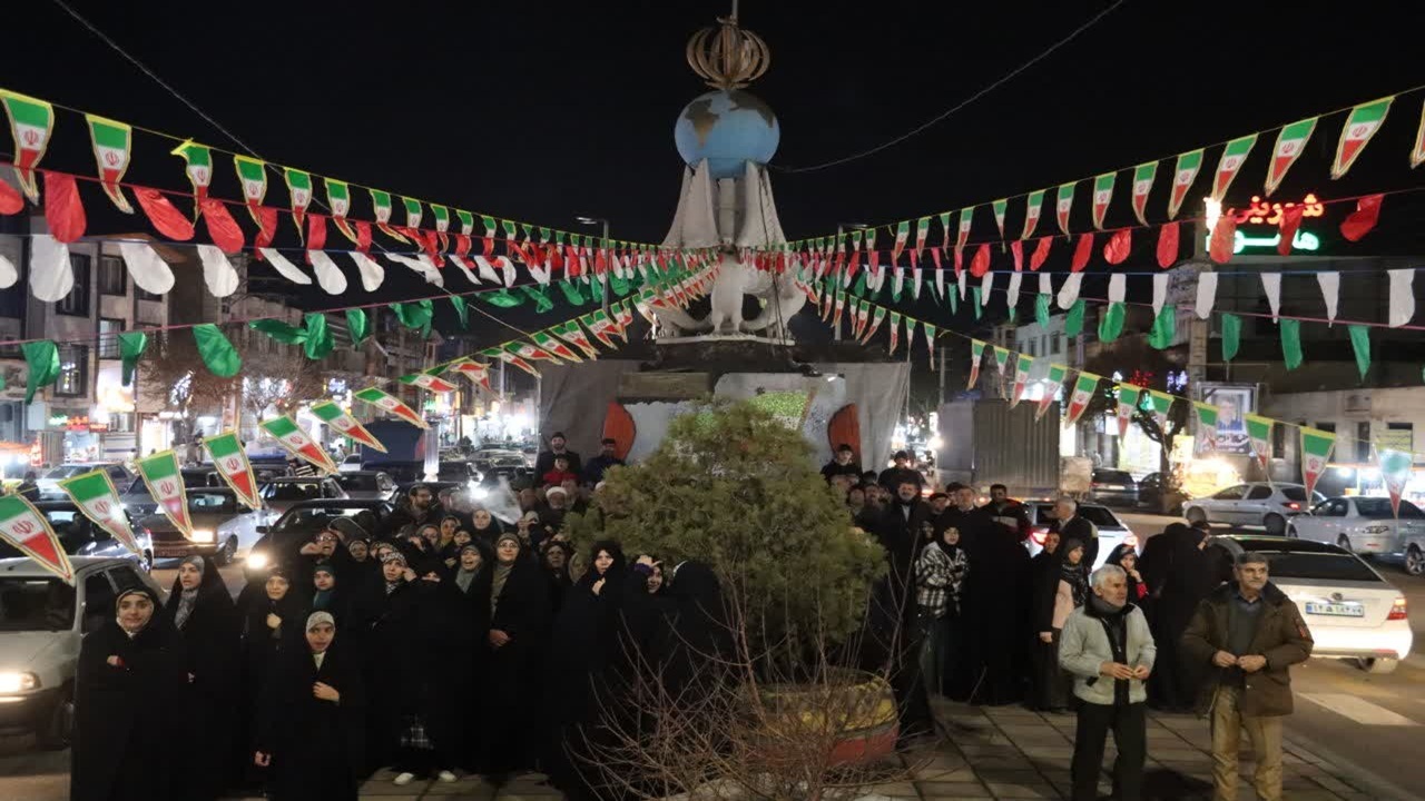 نوای «الله اکبر» درماهدشت طنین انداز شد + عکس