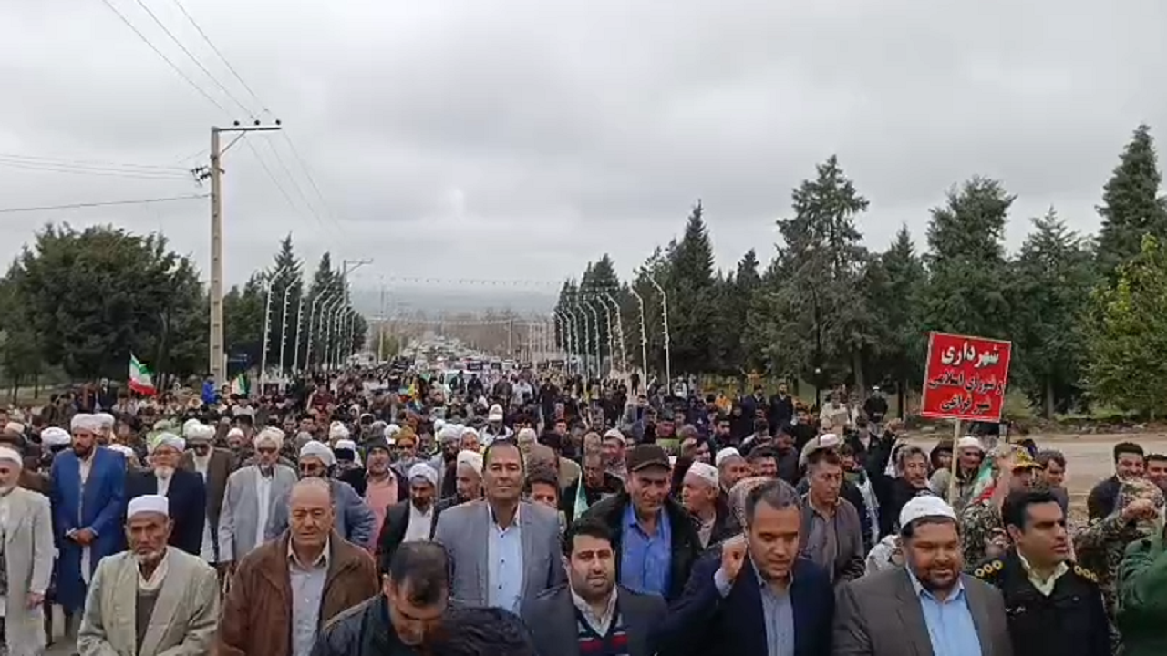 شکوه حضور گلستانی‌ها در راهپیمایی ۲۲ بهمن ۱۴۰۴