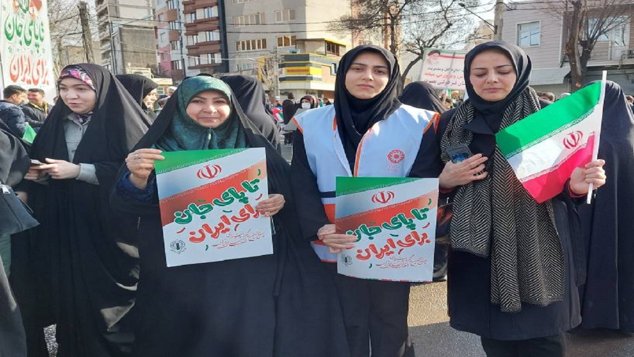 برگزاری راهپیمایی ۲۲ بهمن در آذربایجان شرقی