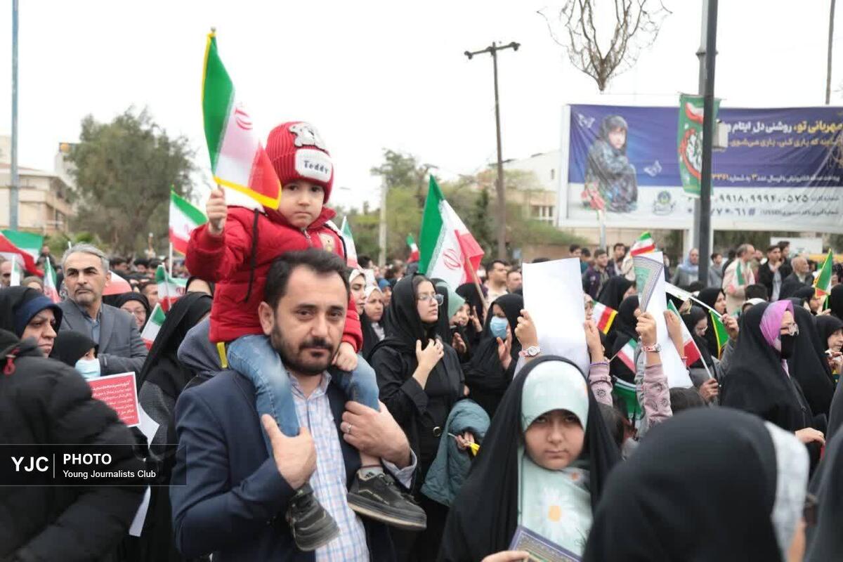 باشگاه خبرنگاران -راهپیمایی ۲۲ بهمن ۱۴۰۴ در نقاط مختلف خوزستان + فیلم و تصاویر
