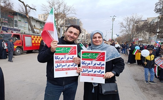 جشن ۴۷ سالگی انقلاب و حضور مردم قزوین در راهپیمایی ۲۲ بهمن+ تصاویر و فیلم