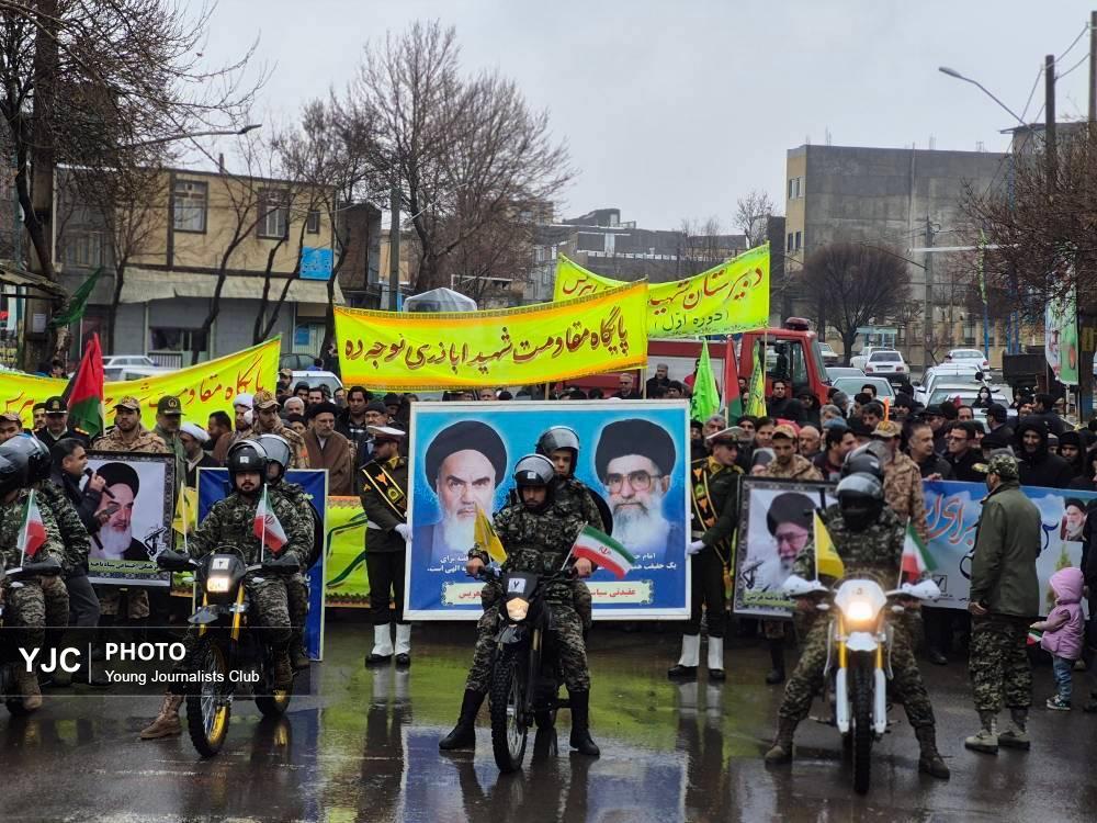 برگزاری راهپیمایی ۲۲ بهمن در آذربایجان شرقی