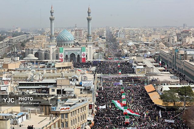 مراسم راهپیمایی ۲۲ بهمن ۱۴۰۴ در قم