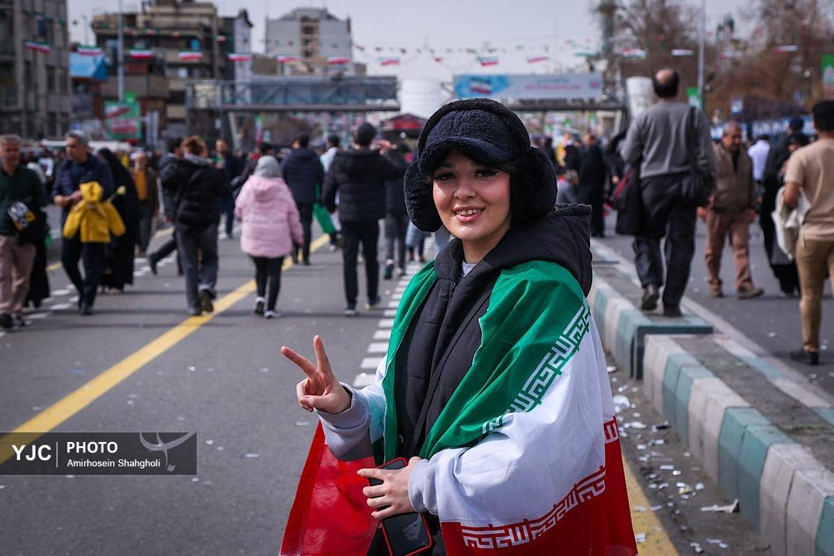 راهپیمایی ۲۲ بهمن ۱۴۰۴ در تهران (۲)