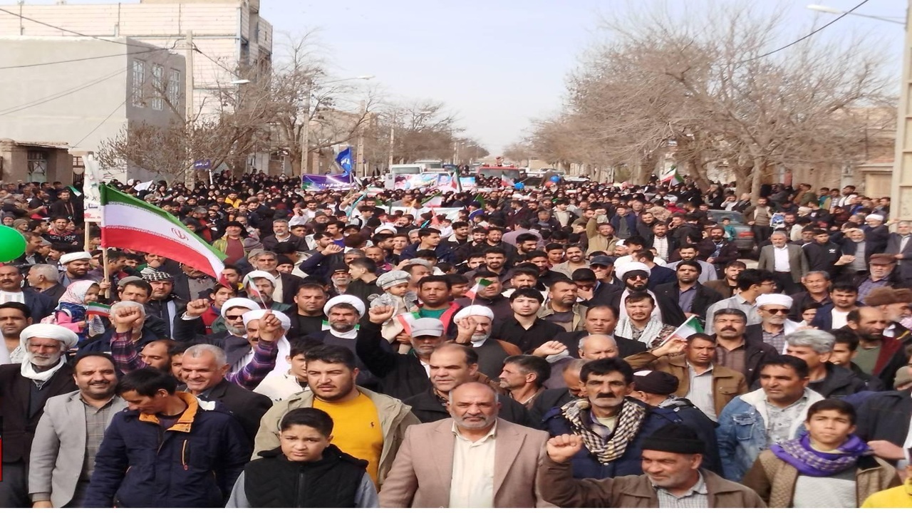 گرامیداشت چهل و هفتمین سالروز پیروزی انقلاب اسلامی در روستاهای صالح آباد + فیلم
