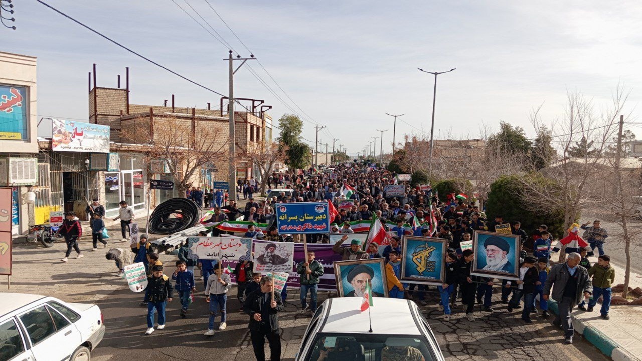 جشن چهل و هفتمین بهار انقلاب در بخش انابد بردسکن