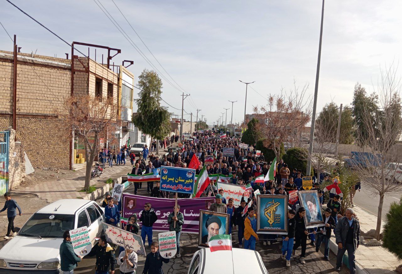 جشن چهل و هفتمین بهار انقلاب در بخش انابد بردسکن