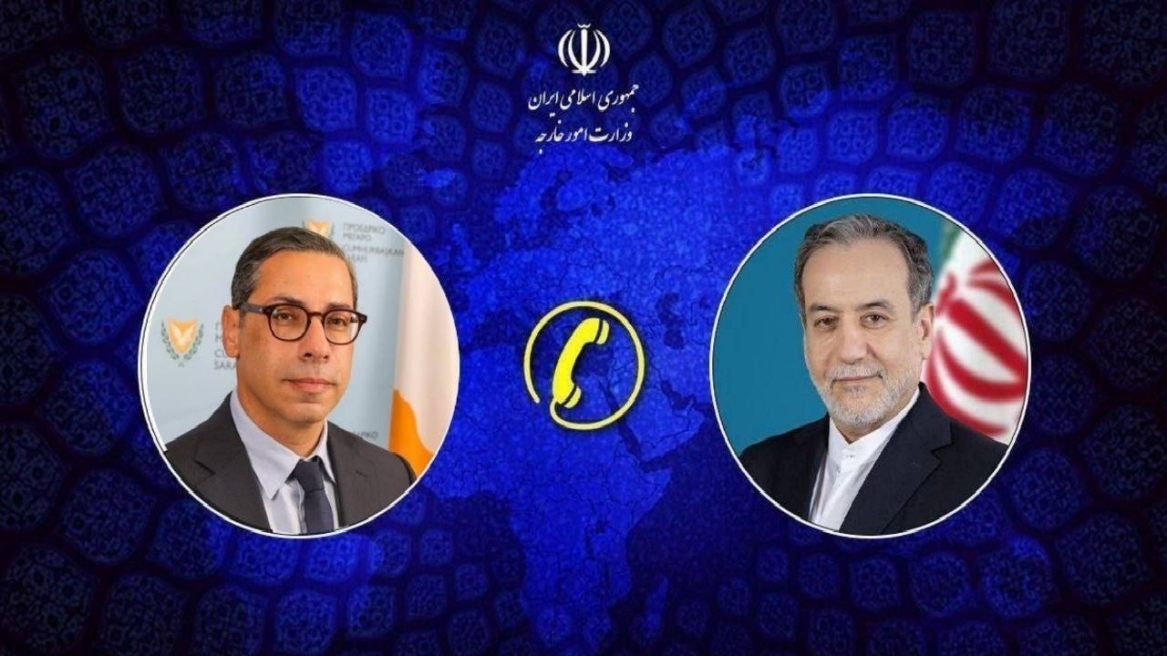 تماس تلفنی وزیر امور خارجه قبرس با وزیر امور خارجه جمهوری اسلامی ایران