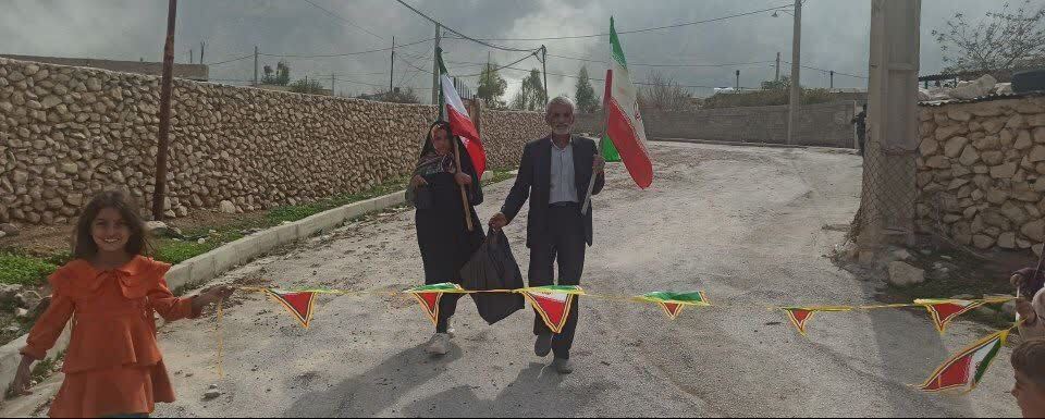 جشن با شکوه چهل و هفتمین سالرور پیروزی انقلاب اسلامی در روستای الیف