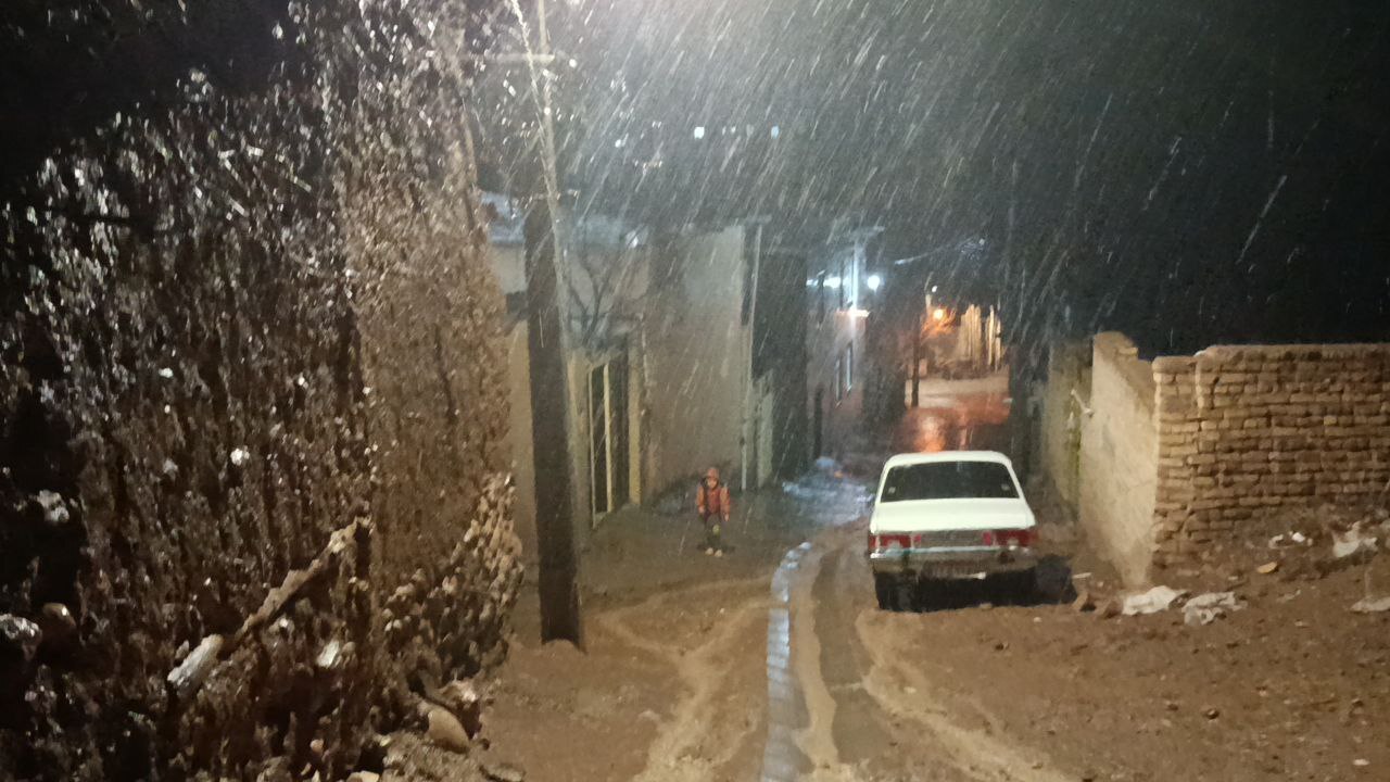 گزارش تصویری از آسمان بارانی روستای گردشگری توآباد