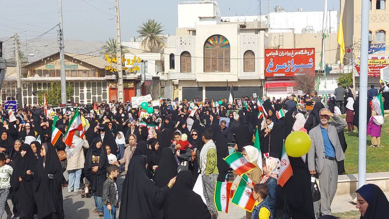 مراسم گرامیداشت 22 بهمن در کازرون