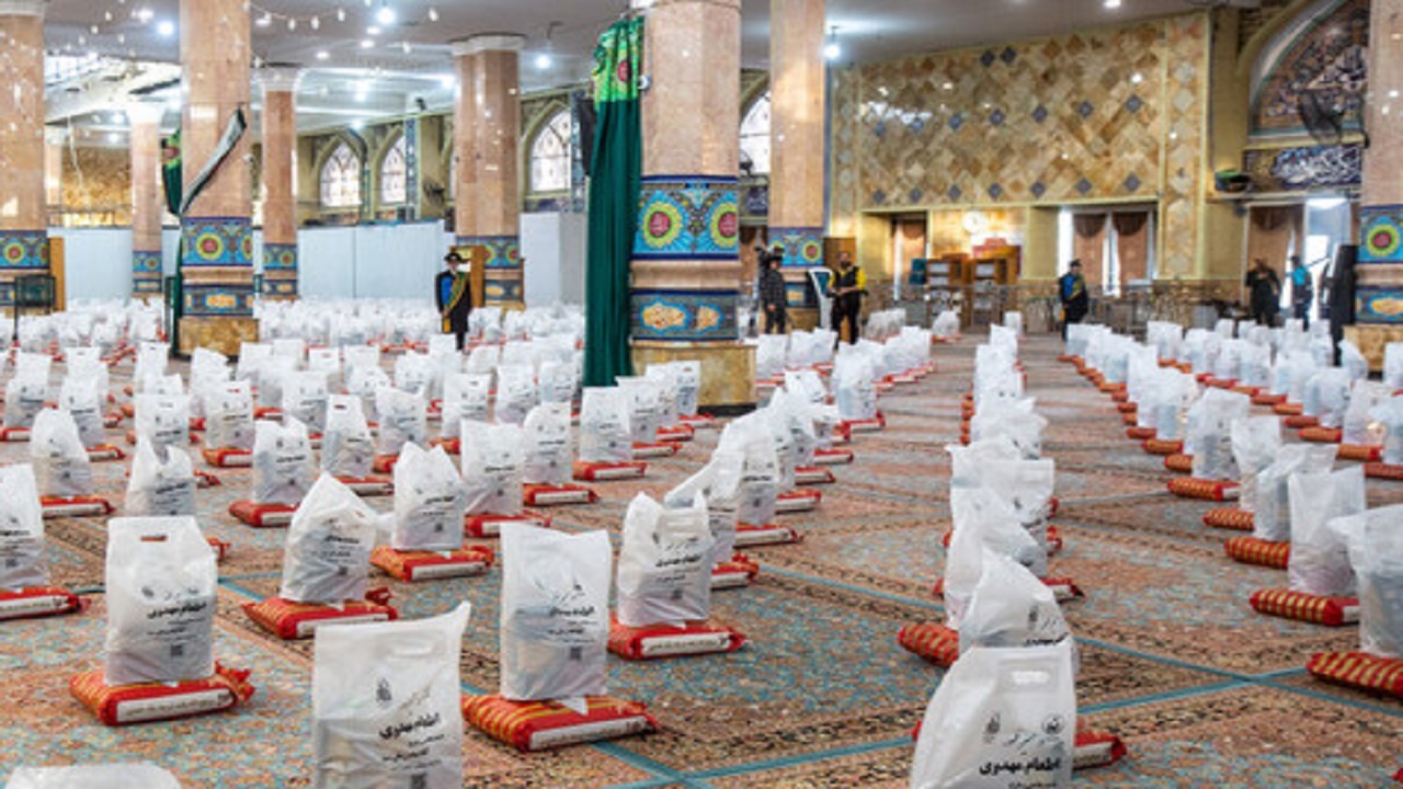 توزیع بسته‌های معیشتی، اطعام نیازمندان و جذب حامیان ایتام از ماه رمضان