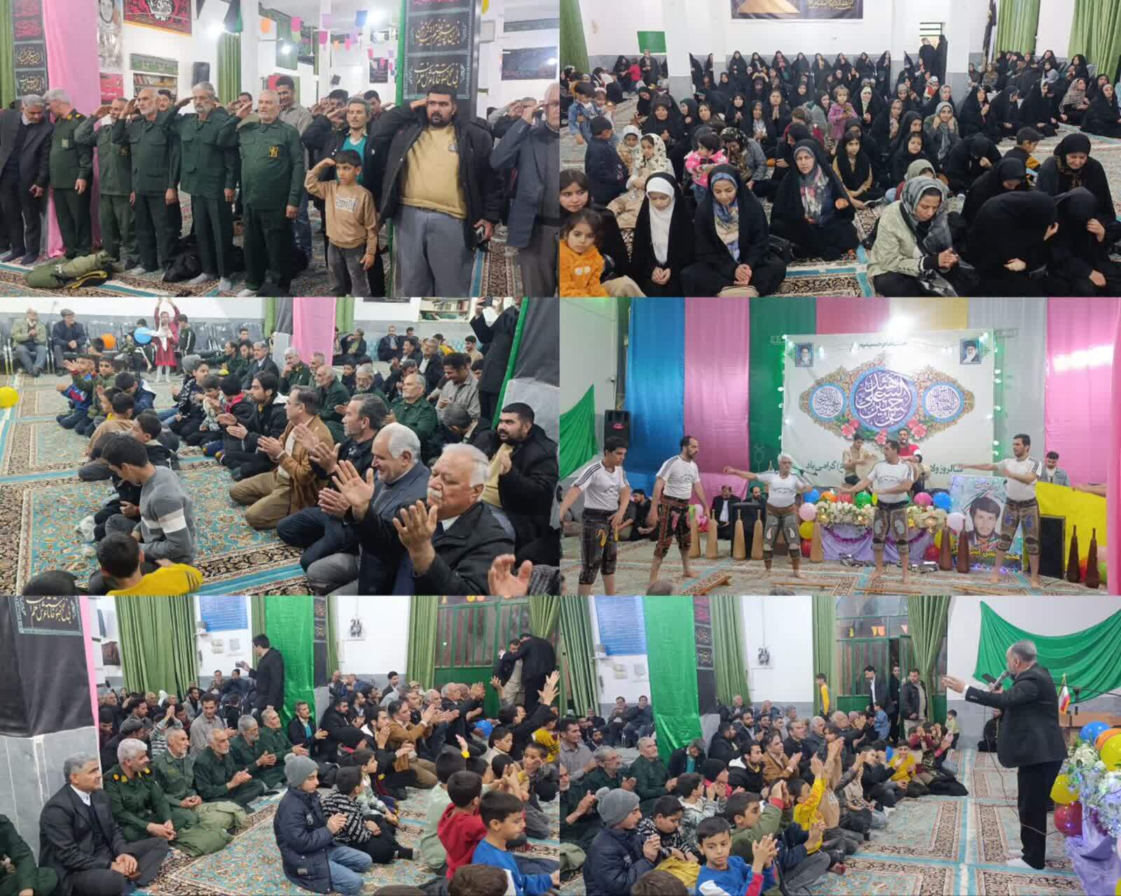 نوای جشن میلاد امام حسین(ع) در خراسان جنوبی+عکس