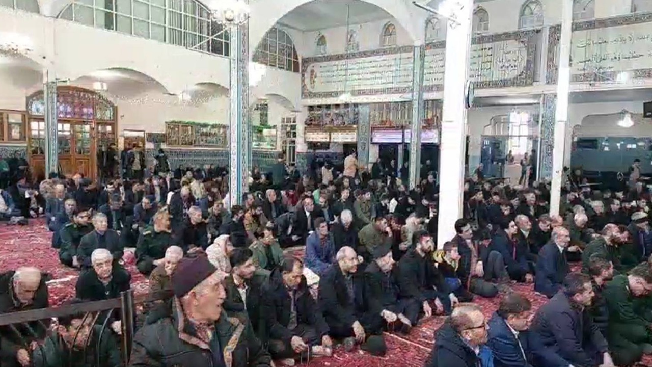 برگزاری نماز جمعه شهرستان اهر در قاب دوربین شهروندخبرنگار