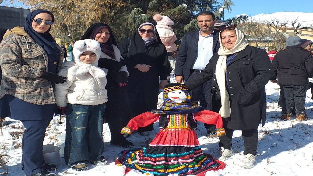 جشنواره آدم برفی در طالقان + تصاویر