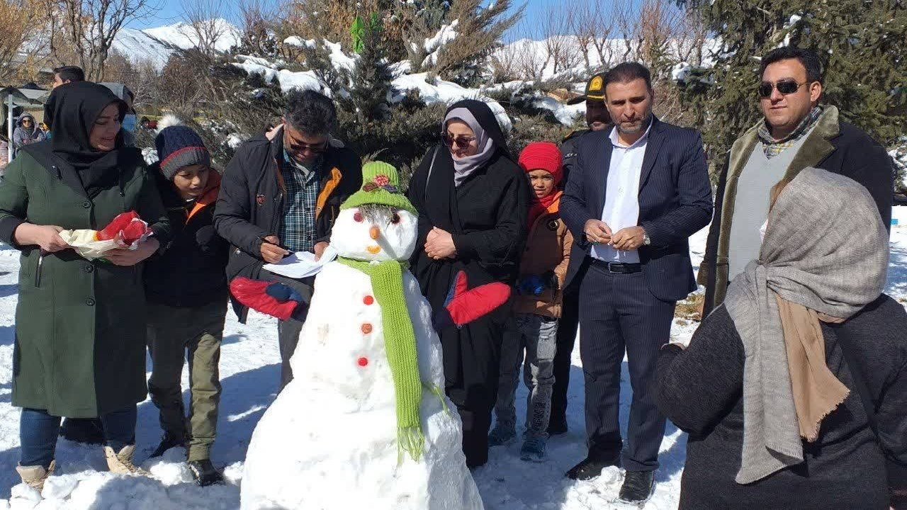 جشنواره آدم برفی در طالقان + تصاویر