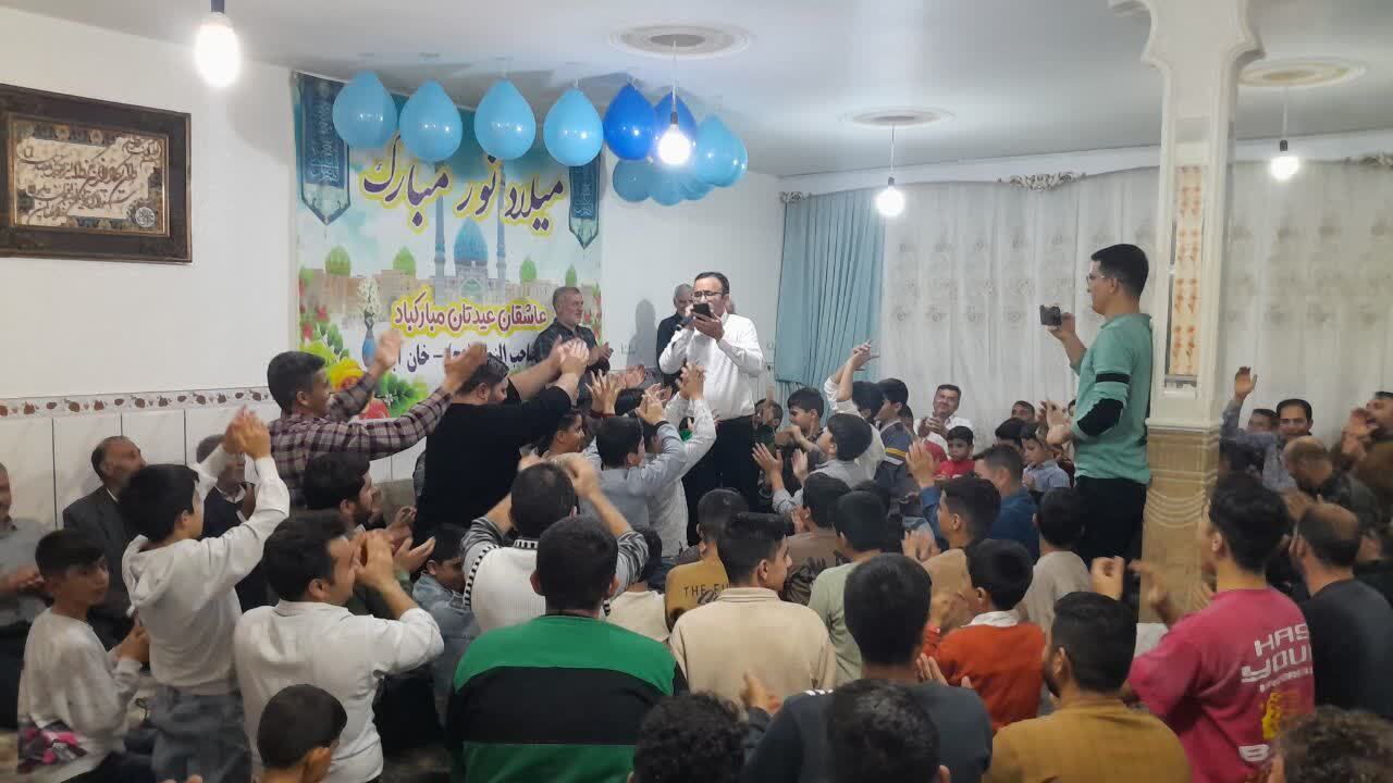جشن ولادت امام سجاد(ع) در روستای خان آباد + عکس و فیلم
