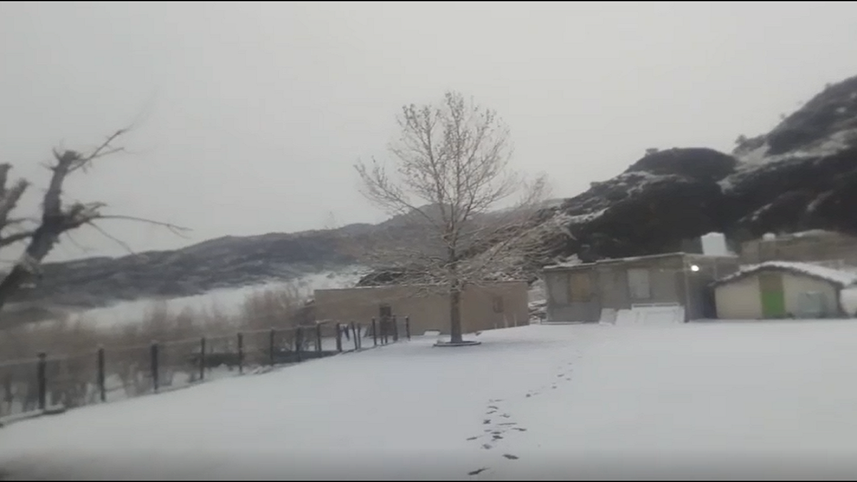 باشگاه خبرنگاران -دومین برف زمستانی در هرمزگان