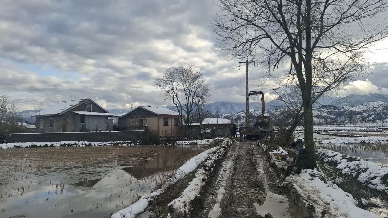 راه ۴۸ روستای گیلان هنوز مسدود است