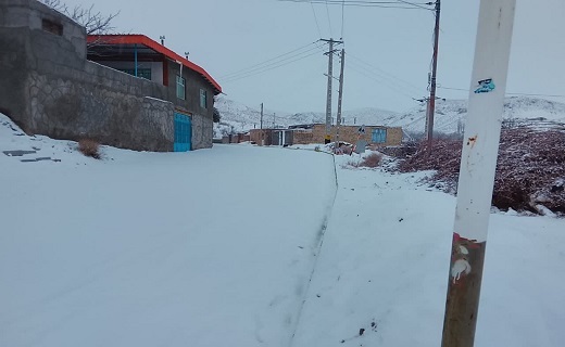 زمین خراسان جنوبی سفیدپوش شد + تصاویر