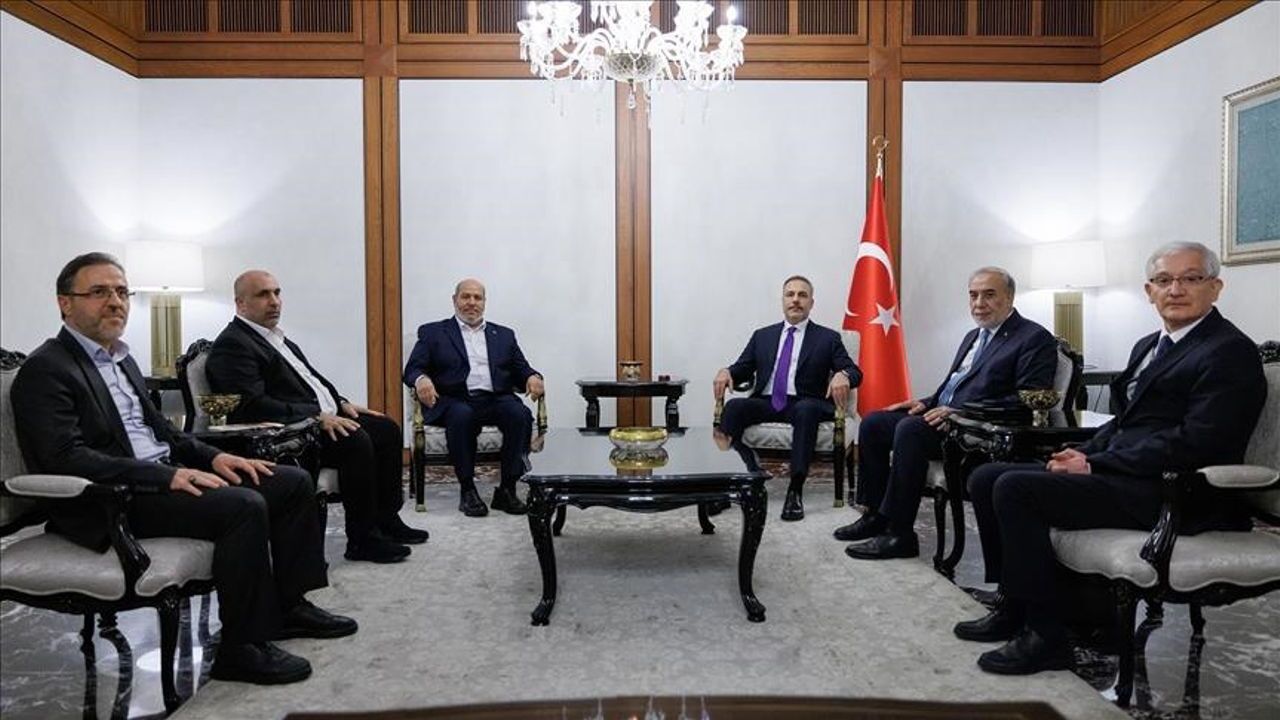 دیدار فیدان با هئیتی از حماس در آنکارا