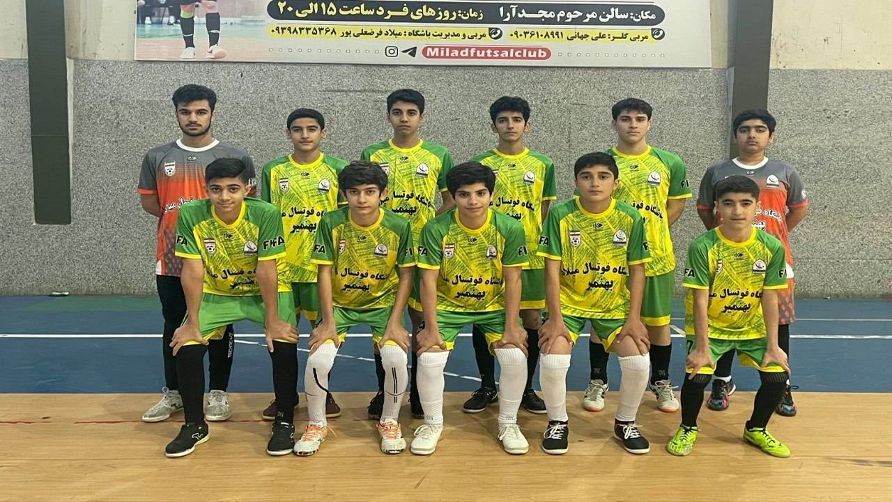 لیگ فوتسال نوجوانان مازندران با ۶ تیم کلید می‌خورد