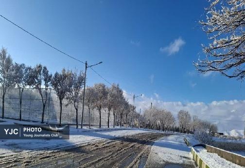 چشم&zwnj;انداز&zwnj;های برفی امروز ازنا + تصاویر