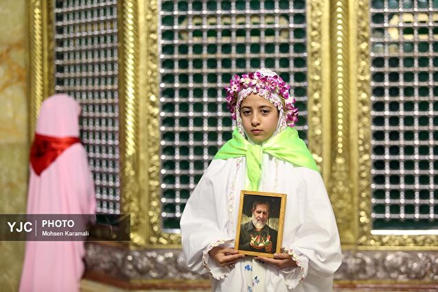 جشن تکلیف ۲ هزار دختر ۹ ساله در حرم کریمه اهل بیت (س)