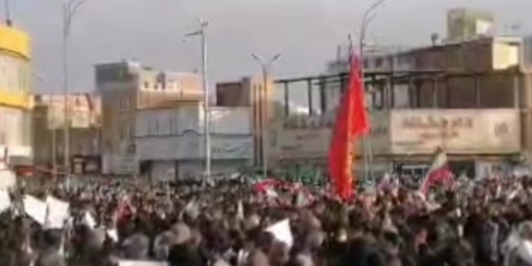 عزاداری مردم کرمان در سوگ رهبر معظم انقلاب