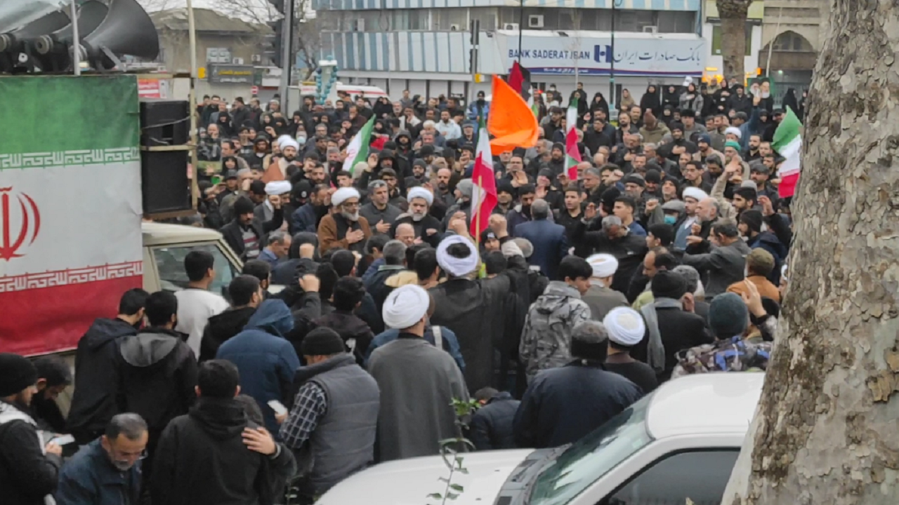 سوگواری مردم گرگان در رثای شهادت رهبر انقلاب