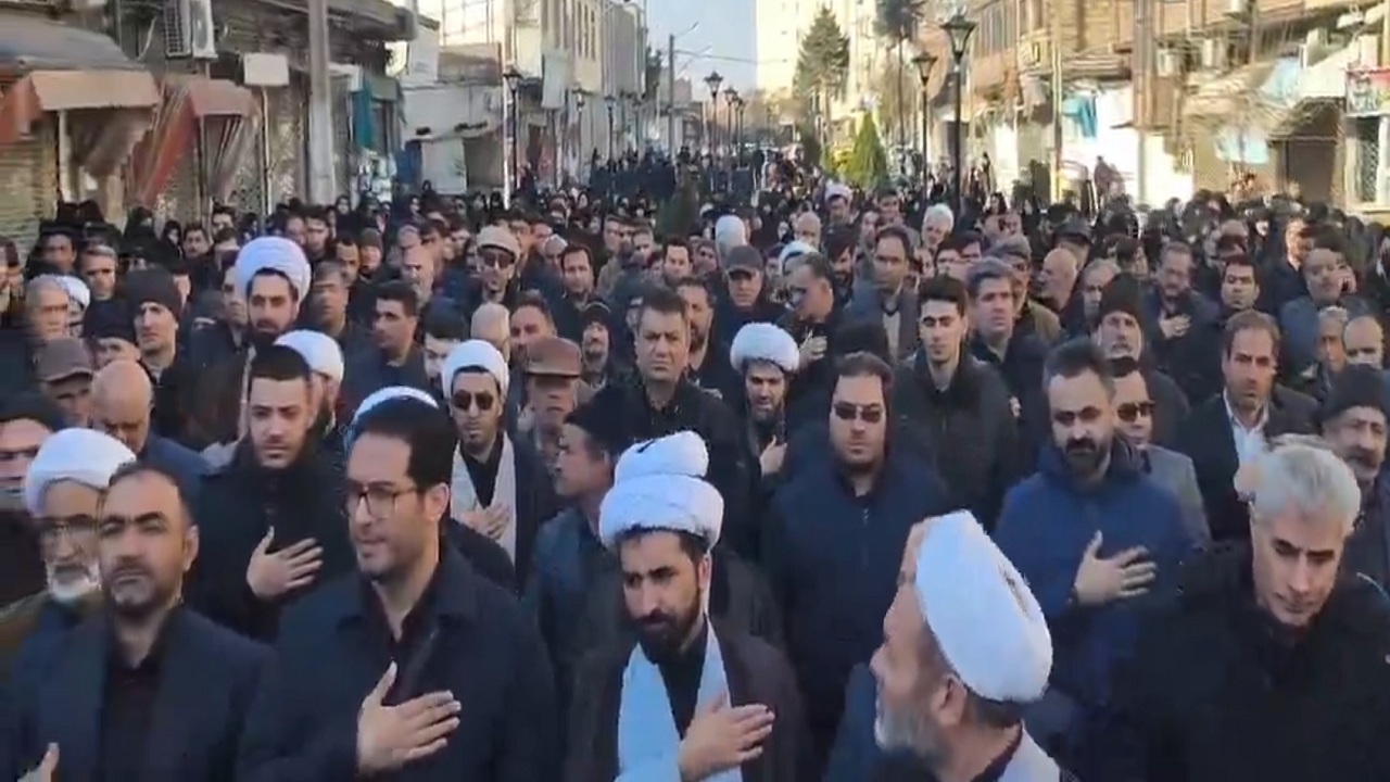 عزاداری مردم آذربایجان شرقی در سوگ شهادت رهبر انقلاب اسلامی