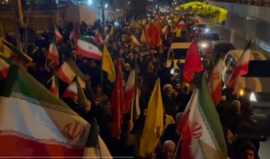 تجمع عزاداران شهید آیت‌الله خامنه‌ای در البرز+فیلم