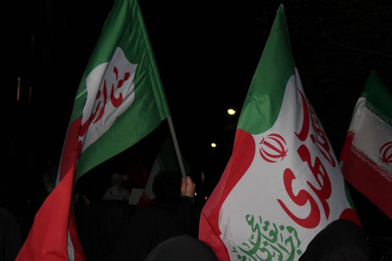 برپایی دسته عزاداری در تهران برای شهادت رهبر انقلاب