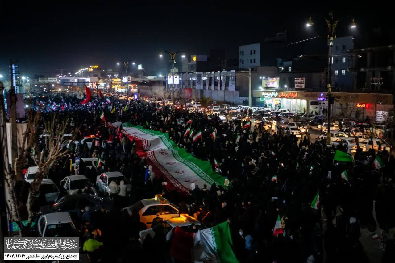 مراسم سوگواری شهادت رهبر انقلاب در اسلامشهر