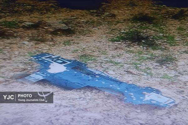سرنگونی یک فروند پهپاد «هرمس» دشمن در آسمان جهرم + فیلم و عکس