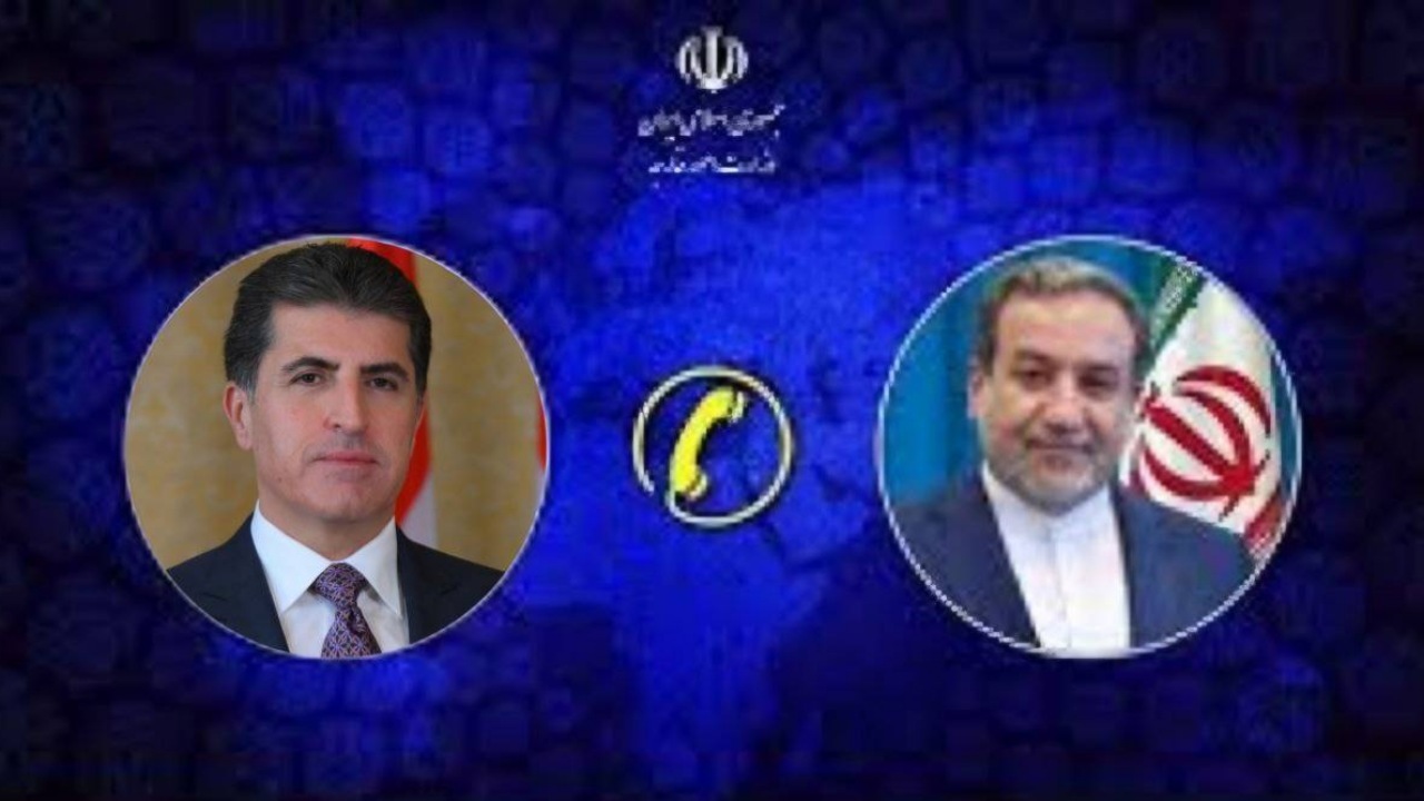 گفت‌وگوی تلفنی وزیر امور خارجه با رئیس اقلیم کردستان عراق