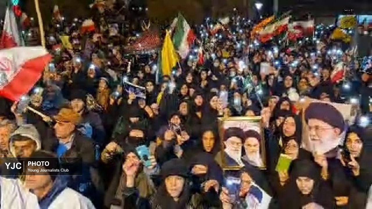 طوفان امشب نورآبادی ها در محکومیت حملات اخیر + فیلم